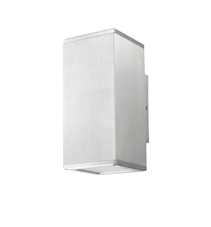 Wall Sconces Vegas Outdoor Wall Sconce - Aluminum - Frosted Glass - 5.5in. Extension - E26 Medium Base
