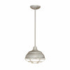 Pendant Fixtures 10 1/4'' Full Sized Pendant Stem Hung with Wire Guard Satin Nickel