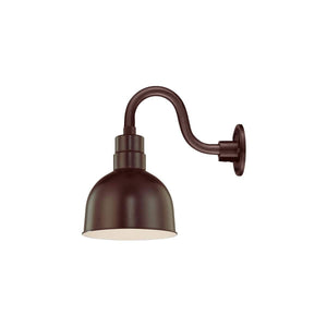 ECO-RLM 10'' Architectural Bronze Deep Bowl Shade With Gooseneck 10'' Architectural Bronze Gooseneck Arm With Arm Height of 6''