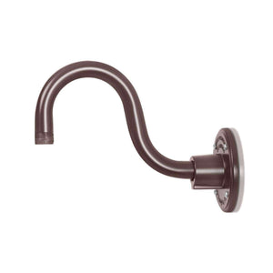 Fovero RLM Arms 10" Bronze Gooseneck Arm With Height of 6" & Mounting Plate Included