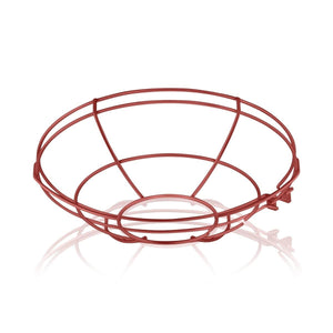 ECO-RLM Accessories 10'' Diameter Satin Red Wire Guard For 10'' Diameter Shades