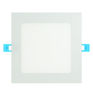 LED Downlights 12W 6" Recessed Dimmable Square Slim LED Downlight - 120¡ Beam - 120V - CRI>80 - Junction Box - 900lm