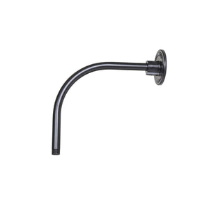 ECO-RLM Arms 13'' Aluminum Painted Satin Black Gooseneck Arm With Arm Height of 12''