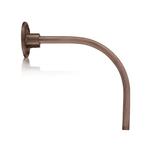 ECO-RLM Arms 13'' Architectural Bronze Vertical Gooseneck Arm With Arm Height of 12''