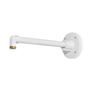 Fovero RLM Arms 13" Satin White Straight Arm With Arm Height of 2" & Mounting Plate Included