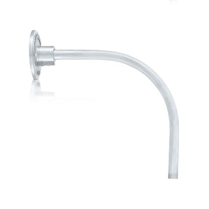ECO-RLM Arms 13'' White Vertical Gooseneck Arm With Arm Height of 12''