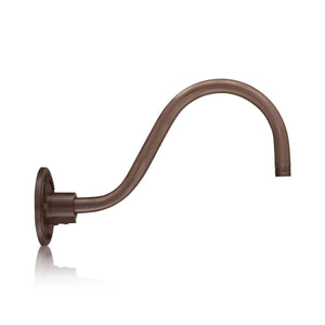 ECO-RLM Arms 14 1/2'' Architectural Bronze Gooseneck Arm With Arm Height of 7 1/2''