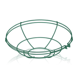 ECO-RLM Accessories 14'' Diameter Satin Green Wire Guard For 14'' Diameter Shades
