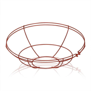 ECO-RLM Accessories 17'' Diameter Satin Red Wire Guard For 17'' Diameter Shades