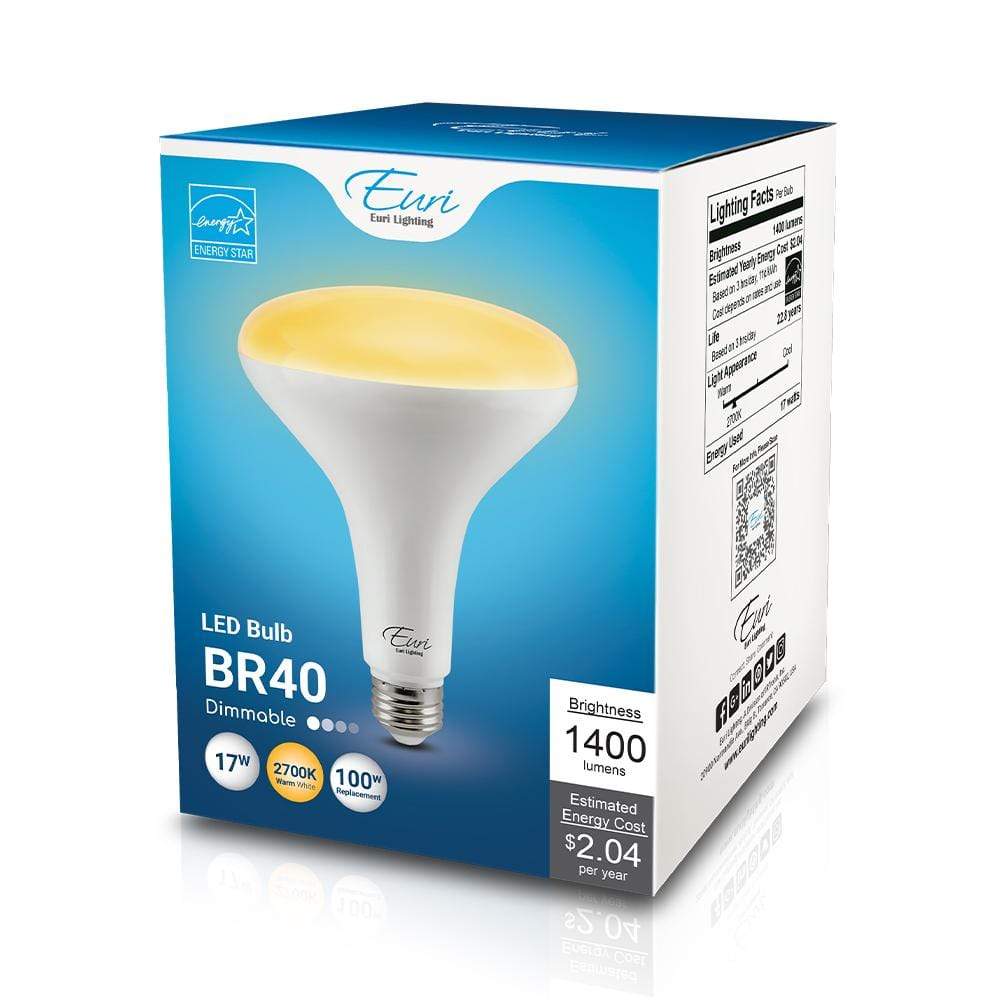 17W BR40 Dimmable LED Bulb - 110 Degree Beam | HTM