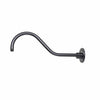 ECO-RLM Arms 21 1/2'' Aluminum Painted Satin Black Gooseneck Arm With Arm Height of 6 1/2''