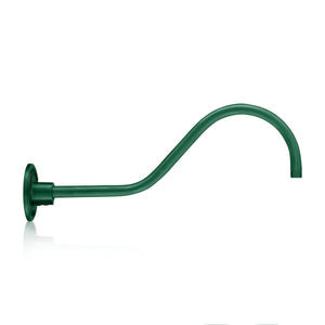 ECO-RLM Arms 21 1/2'' Satin Green Gooseneck Arm With Arm Height of 6 1/2''