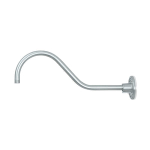 Fovero RLM Arms 22" Galvanized Gooseneck Arm With Height of 7-1/2" & Mounting Plate Included