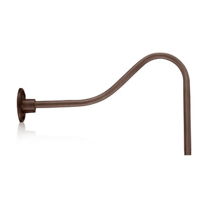 ECO-RLM Arms 23'' Architectural Bronze Gooseneck Arm With Arm Height of 14''
