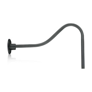 ECO-RLM Arms 23'' Satin Black Gooseneck Arm With Arm Height of 14''