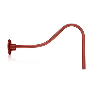 ECO-RLM Arms 23'' Satin Red Gooseneck Arm With Arm Height of 14''