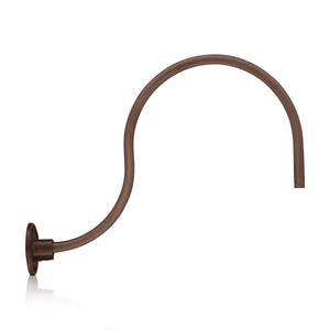 ECO-RLM Arms 24'' Architectural Bronze Gooseneck Arm With Arm Height of 15''