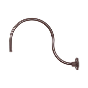 Fovero RLM Arms 24" Bronze Gooseneck Arm With Height of 17" & Mounting Plate Included