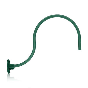 ECO-RLM Arms 24'' Satin Green Gooseneck Arm With Arm Height of 15''