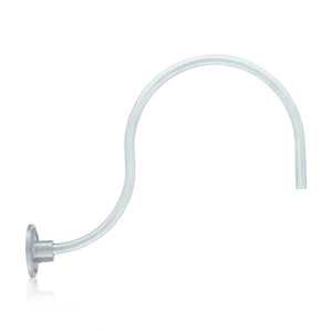 ECO-RLM Arms 24'' White Gooseneck Arm With Arm Height of 15''