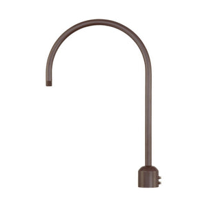 ECO-RLM Arms 26'' High Gooseneck Post Adapter Arm Architectural Bronze