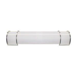 Vanity Fixtures 28W Matte White Indoor Dimmable LED Bathroom Light - 110° Beam - 120V - Direct Wiring - 2100lm - 3000K Warm White