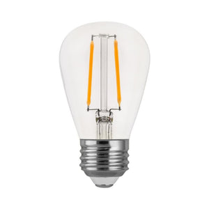 Vintage LED Bulbs 2W S14 Non-Dimmable Vintage LED Bulb - 320 Degree Beam - E26 Base - 180lm - 2700K Soft White