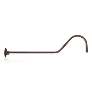 ECO-RLM Arms 41'' Architectural Bronze Gooseneck Arm With Arm Height of 9''