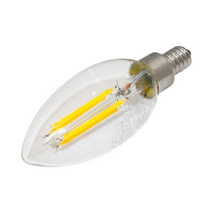 Vintage LED Bulbs 5.5W B10 Dimmable Vintage LED Bulb - 320 Degree Beam - E12 base - 500lm - 4-Pack