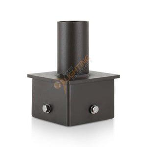 5" Square Pole Mount With 2-3/8" Vertical Tenon
