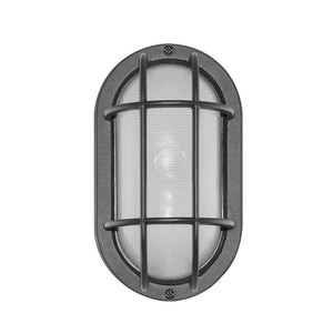 LED Wall Lamps 6.2W Matte Black Outdoor Non-Dimmable LED Wall Mount - 125° Beam - 120V - Direct Wiring - 434lm - 5000K Cool White