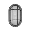 LED Wall Lamps 6.2W Matte Black Outdoor Non-Dimmable LED Wall Mount - 125° Beam - 120V - Direct Wiring - 434lm - 5000K Cool White