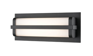 LED Wall Lamps Amster LED Outdoor Wall Sconce - Powder Coated Black - Opal Glass - 12W Integrated LED Module - 1,050lm - 3000K Warm White