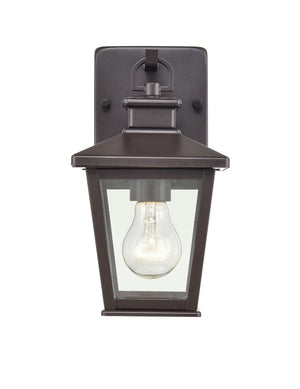 Wall Sconces Bellmon Outdoor Wall Sconce - Powder Coat Bronze - Clear Glass - 6.25in. Extension - E26 Medium Base