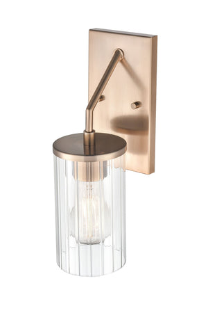 Wall Sconces Beverlly Wall Sconce - Modern Gold - Clear Beveled Glass - 8.7in. Extension - E26 Medium Base