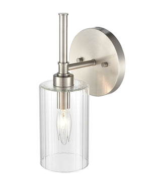 Wall Sconces Chastine Wall Sconce - Brushed Nickel - Clear Beveled Glass - 5.5in. Extension - E26 Medium Base