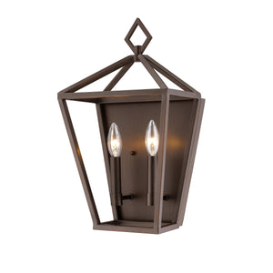 Wall Sconces Double Lamp Wall Sconce - Rubbed Bronze - 6.5in. Extension - E12 Candelabra Base