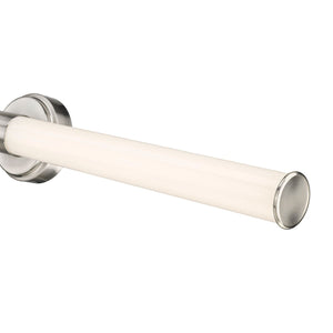 Wall Sconces Trumann LED Wall Sconce - Brushed Nickel - White Plastic - 30W Integrated LED Module - 2,500 Lm - 3000K Warm White