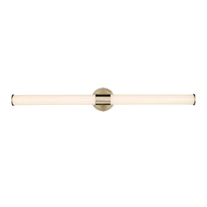 Wall Sconces Trumann LED Wall Sconce - Modern Gold - White Plastic - 30W Integrated LED Module - 2,500 Lm - 3000K Warm White