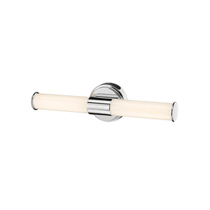 Wall Sconces Trumann LED Wall Sconce - Polished Chrome - White Plastic - 15W Integrated LED Module - 1,250 Lm - 3000K Warm White